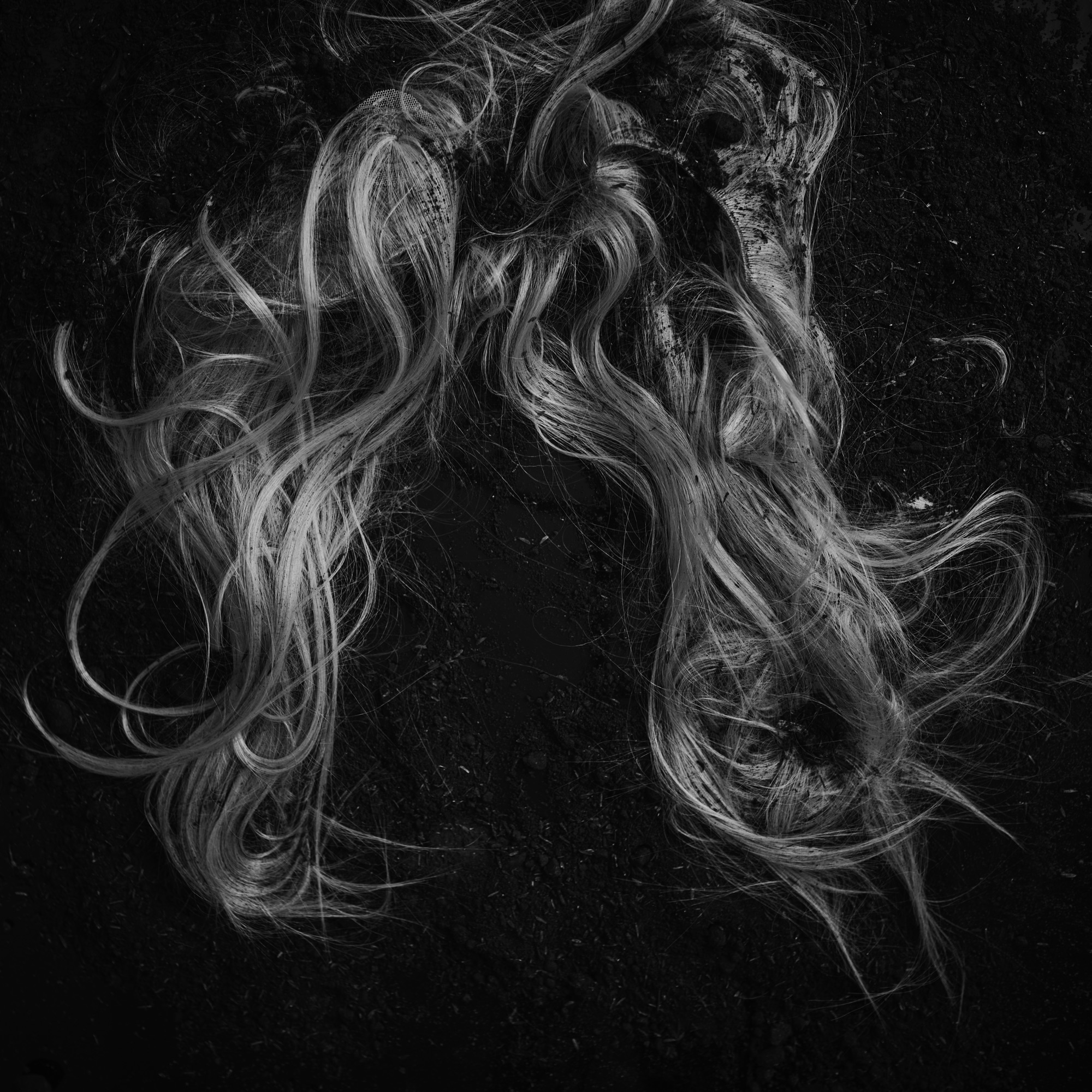 Cabello sobre la tierra
