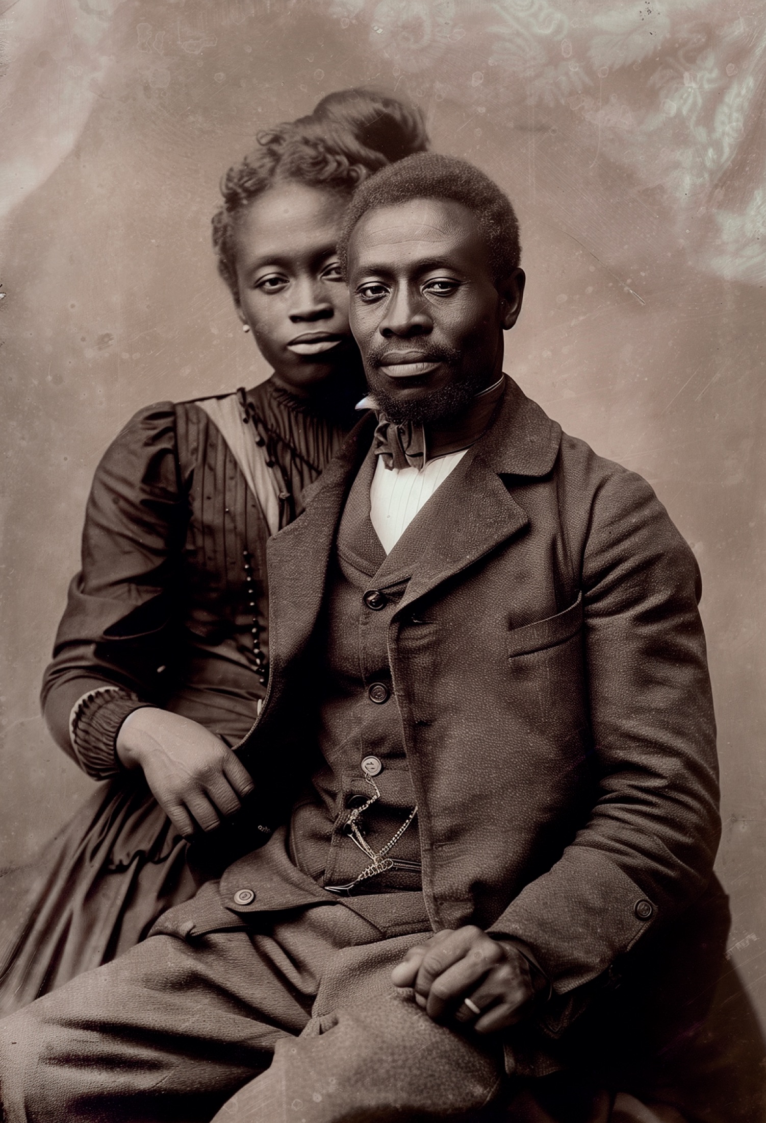 Silas and Amara Whitfield, 1872
