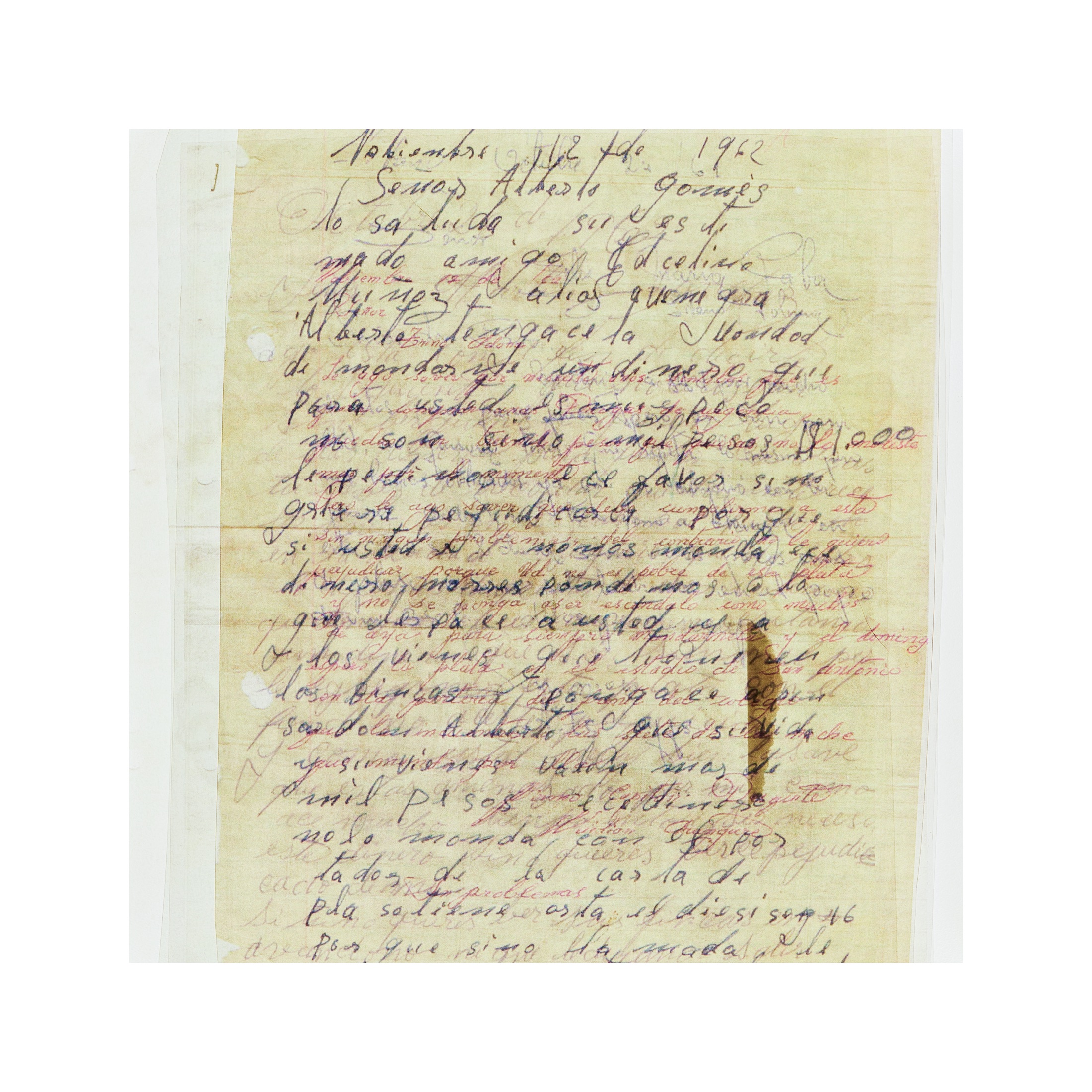 Letter detail