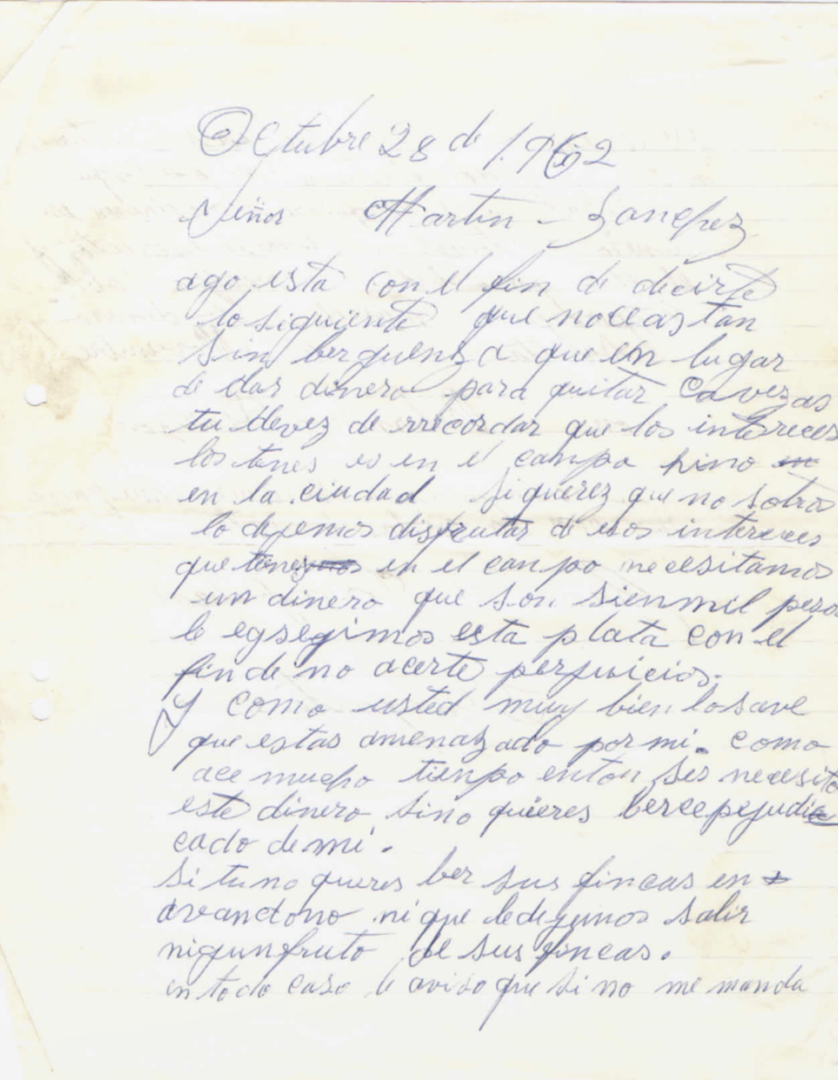 Historical archive document