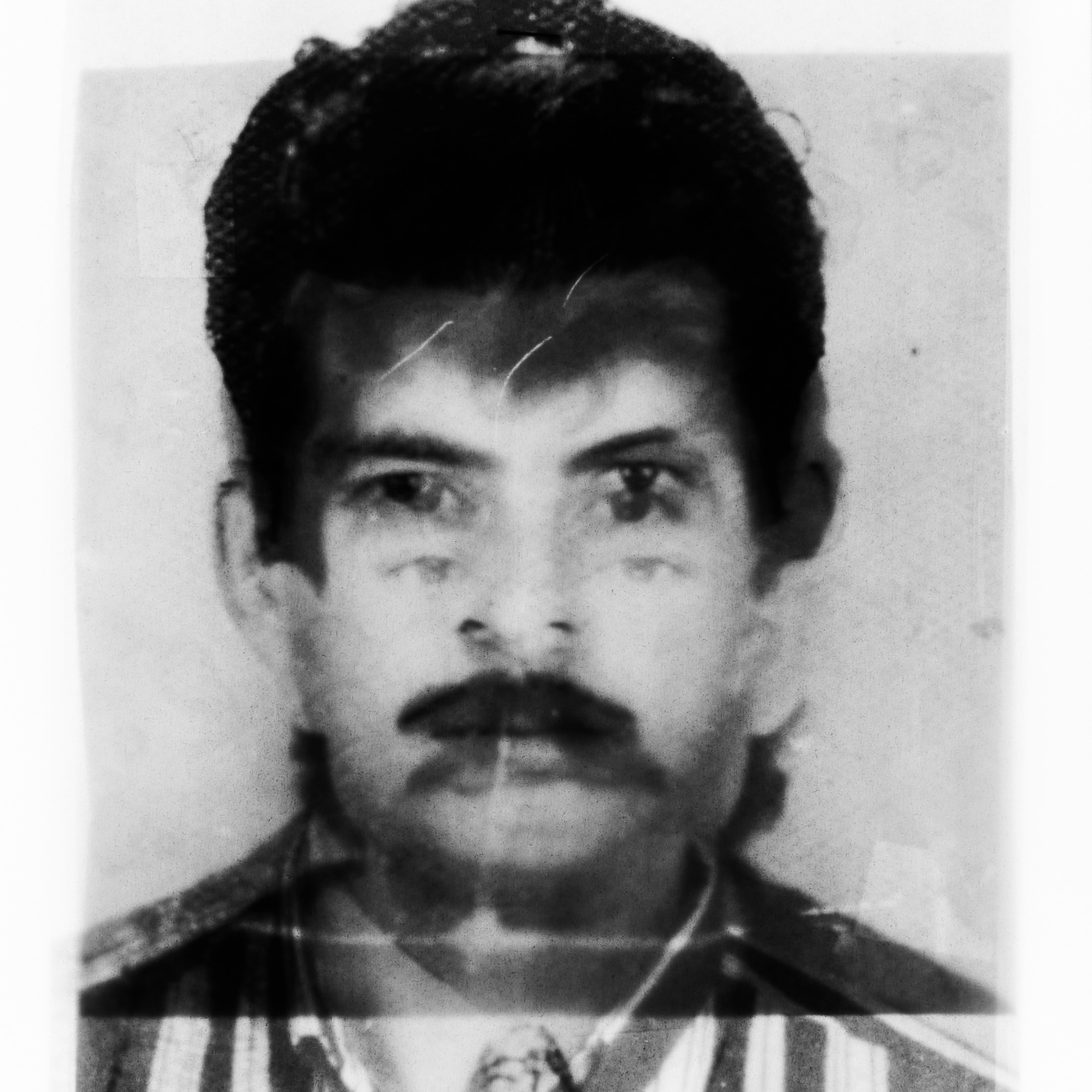 Detail of layered faces 3