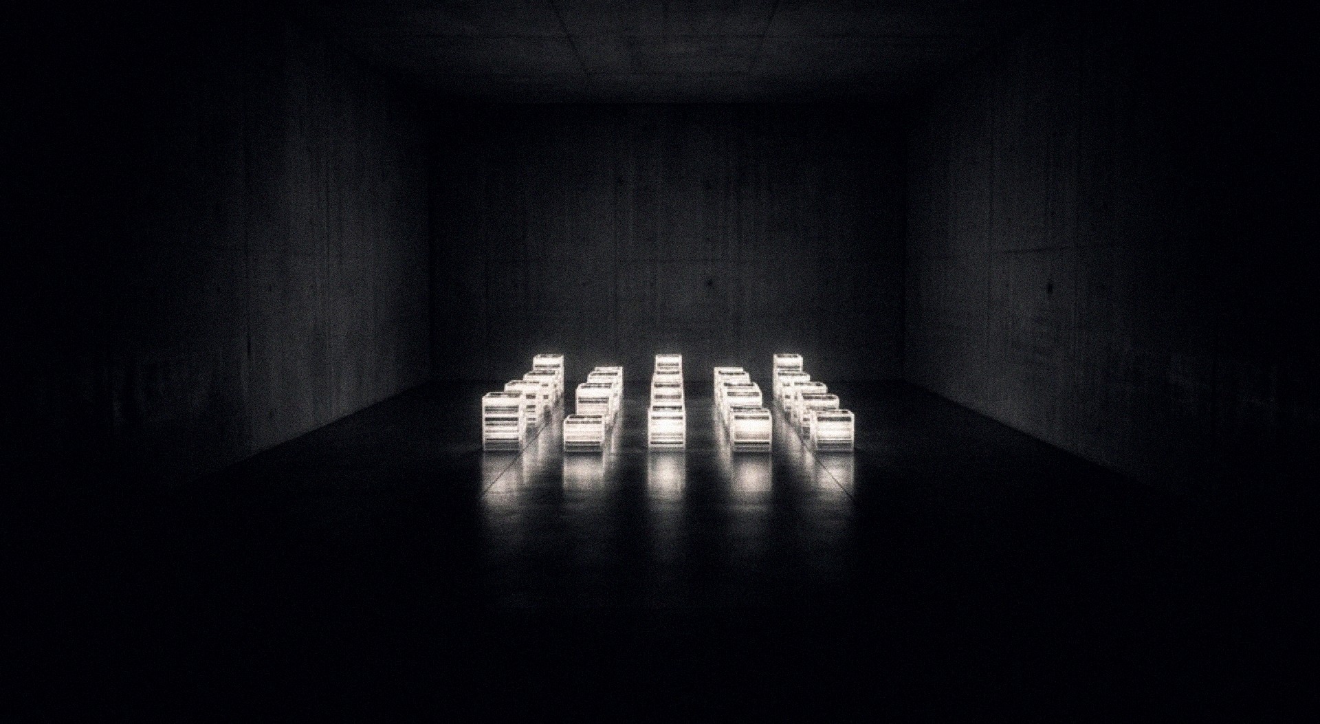 Propuesta Palimpsestos — la instalación en sala de exposición