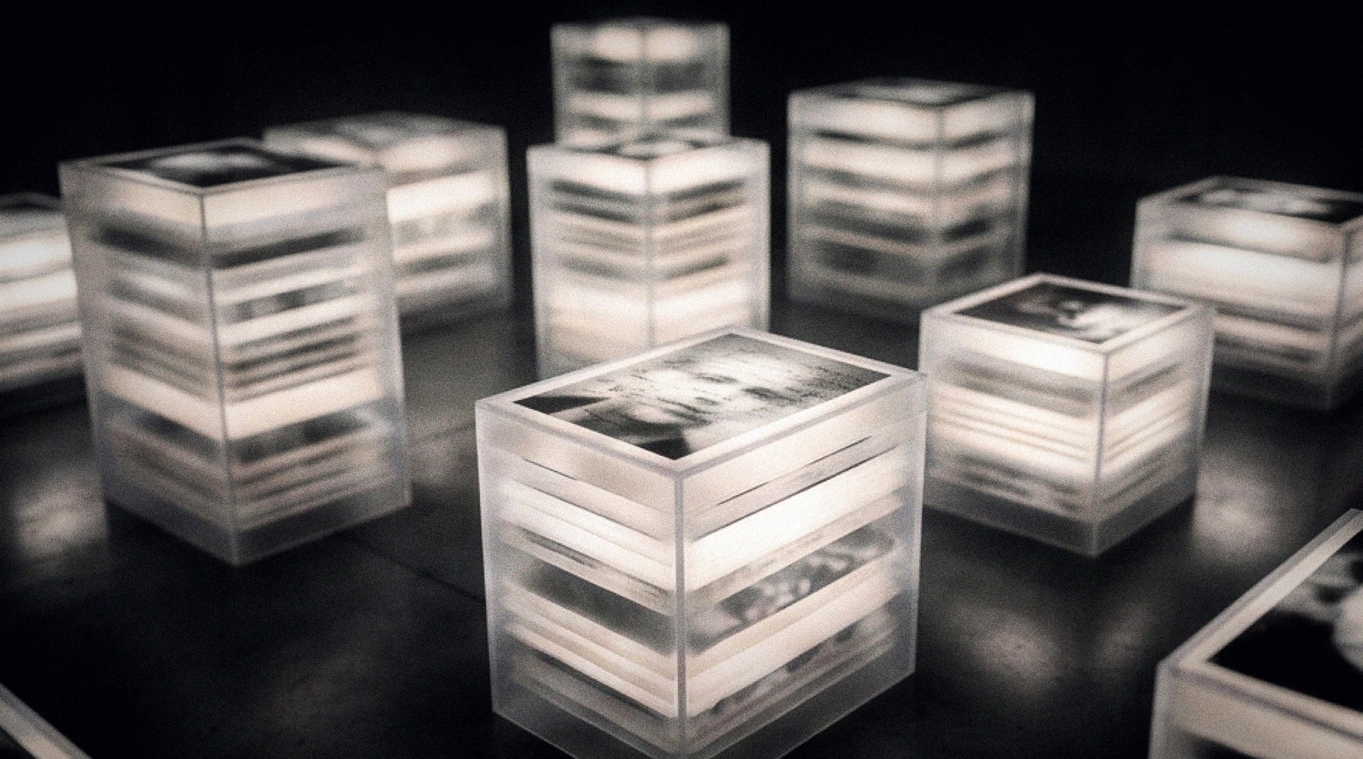 Propuesta Palimpsestos — detalle de materialidad y luz