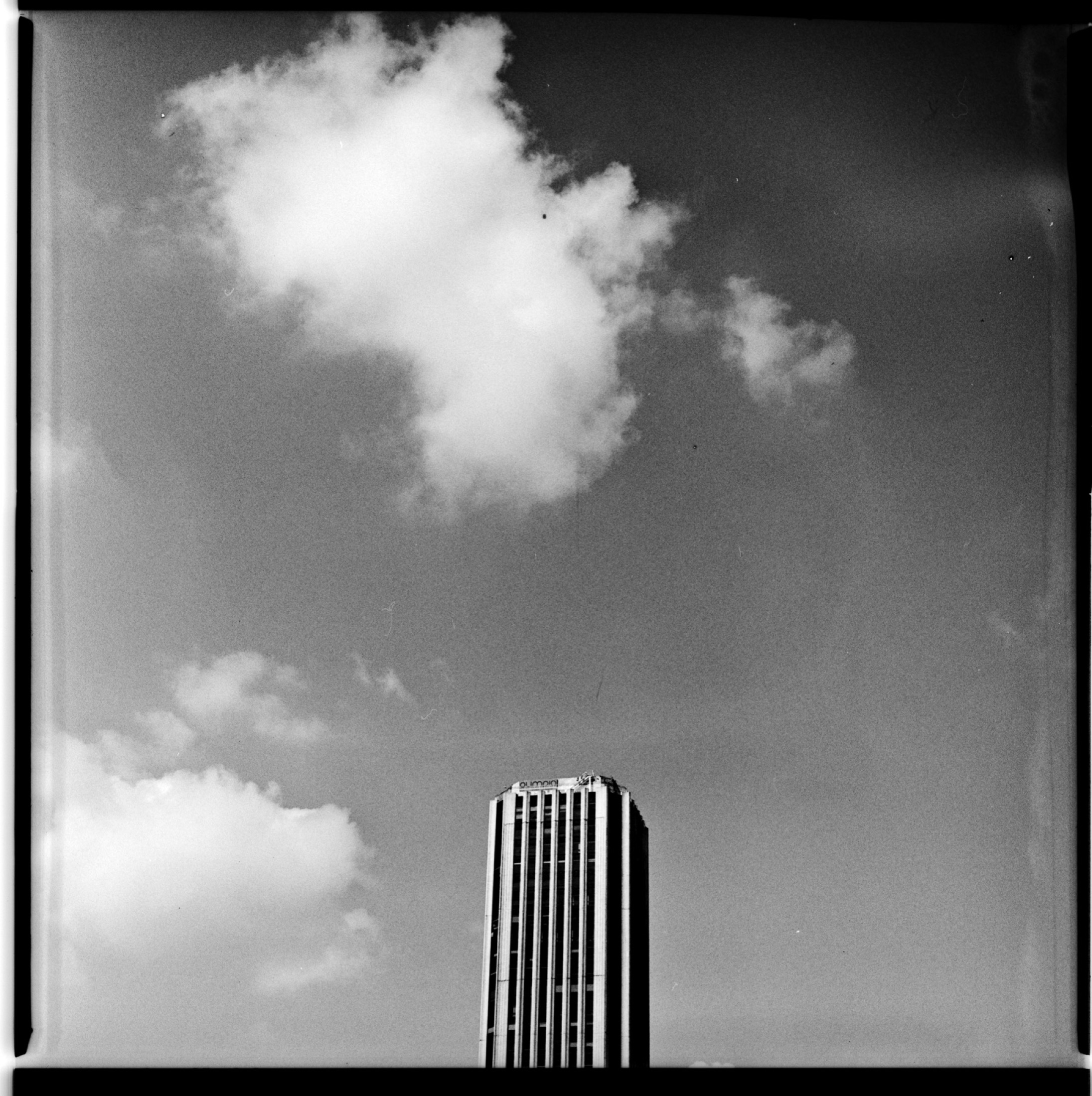 Cloud and tower
