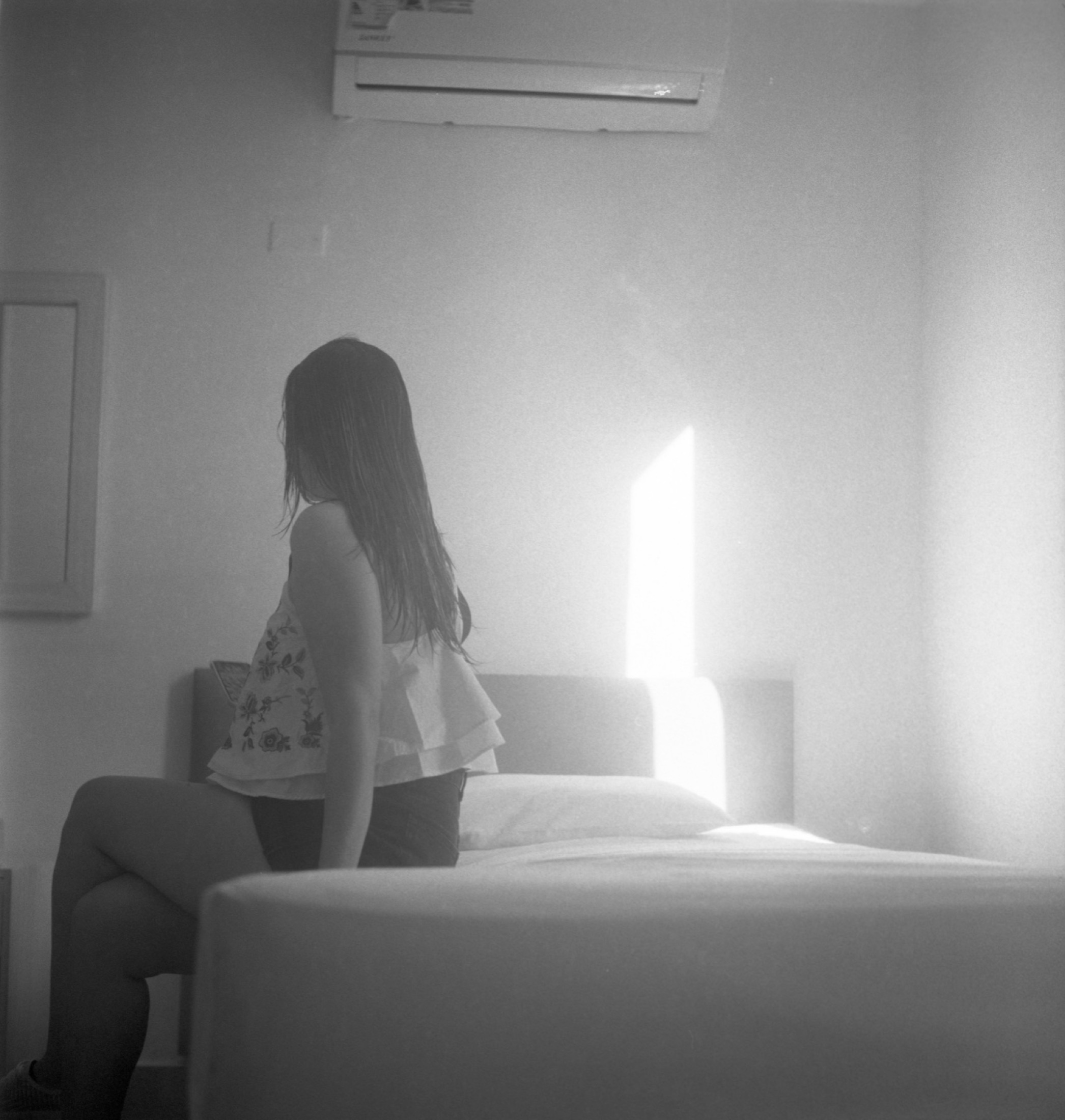 Silhouette from behind